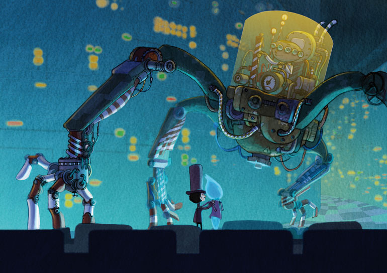 Illustration tirée du calendrier SNAM